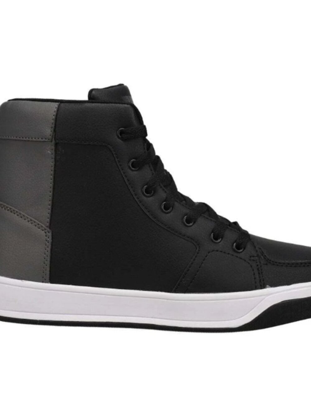 William Rast Empire High Top Mens Black Sneakers Casual Shoes - Picture 2 of 7
